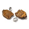 Natural Tiger Eye Pendants G-B127-16P-04-2