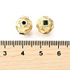 Brass Micro Pave Cubic Zirconia Beads KK-V011-06A-G-2