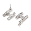 Brass Micro Pave Grade AAA Cubic Zirconia Charms ZIRC-P067-11P-H-NR-3