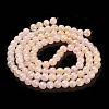 Baking Paint Crackle Glass Bead Strands DGLA-R053-05E-3
