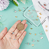 20Pcs 2 Colors Brass Stud Earring Findings KK-BBC0027-59-3