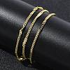 Brass Twisted Chain Necklaces for Women KK-CBA2293-06G-2