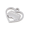 304 Stainless Steel Charms SA-CBAE30B-03G-P-2