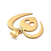 201 Stainless Steel Pendants LS-STAS-E175-16G-2