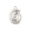 Ocean Theme Brass Charms KK-C096-13C-P-1