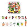 Alloy Enamel Pendants ENAM-CD0001-06-10