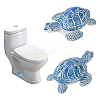2Pcs Resin Turtle Display Decorations AJEW-WH0752-311-1