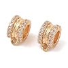 Brass Pave Clear Cubic Zirconia Beads KK-N256-08G-D-1