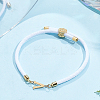 1pc Adjustable Nylon Cord Slider Bracelets for Women BJEW-LP0001-33V-G-3