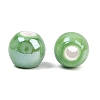 Glazed Porcelain Round Beads X-PORC-S489-8mm-09-3