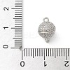 Brass Micro Pave Cubic Zirconia Magnetic Clasps KK-U052-03P-3