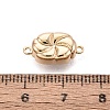 Brass Magnetic Clasps KK-Q074-02G-4