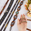 6Pcs 6 Styles Imitation Leather Southwestern Cowboy Hat Belt AJEW-CP0007-22-3