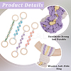 4Pcs 4 Colors  Daisy Cotton Thread Weave Towel Rack AJEW-CN0004-61-5