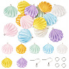 DIY Resin Shell Shape Earring Kits DIY-TA0011-06-1