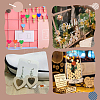 4 Styles Unfinished Wooden Heart Decoration Sheet WOOD-PH0003-27-3