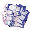 60Pcs 6 Styles Rectangle Glitter Holographic PVC Resealable Packaging Bags ABAG-FP0001-06B-4