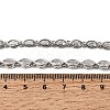 Brass Micro Pave Cubic Zirconia Geometric Tennis Necklaces NJEW-C121-02C-P-5