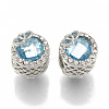 Alloy Rhinestone Beads PALLOY-T048-13P-03-1
