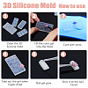 4Pcs 4 Styles 3D Silicone Molds MRMJ-FH0001-50-5
