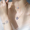20Pcs Eye Enamel Charm Connector Mixed Shape Evil Eye Charm Assorted Evil Eye Connector for Jewelry Necklace Bracelet Earring Making Crafts JX220A-7