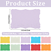 50Pcs 10 Colors DIY Paper Blank Greeting Cards AJEW-CP0010-26A-2