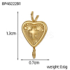 304 Stainless Steel Connector Charms STAS-OY007-26G-2