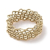 Ion Plating(IP) 304 Stainless Steel Wave Finger Rings for Women RJEW-G315-07E-G-2