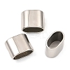 Non-Tarnish 201 Stainless Steel Slide Charms/Slider Beads STAS-D061-03A-P-2