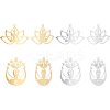8Pcs 4 Styles 201 Stainless Steel Pendants STAS-UN0033-89-1