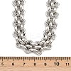 13.5MM 304 Stainless Steel Panther Chain OT Necklaces for Women LS-NJEW-G179-03P-3