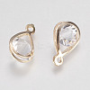 Glass Rhinestone Pendants IFIN-F144-24G-2