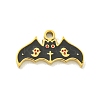 Halloween Theme Ion Plating(IP) 304 Stainless Steel Enamel Pendants STAS-M011-02B-1