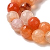 Dyed & Heated Natural Dragon Veins Agate Beads Strands X-G-P539-A01-15-4