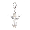 10Pcs Glass Pearl Pendant Decorations HJEW-JM01693-10A-1
