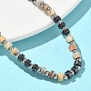 Natural Crazy Agate & Non-magnetic Synthetic Hematite Beaded Bracelets for Women BJEW-Z148-04P-02-4