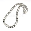 Tarnish Resistant Fashionable 304 Stainless Steel Figaro Chain Necklaces for Men LS-STAS-A028-N019P-1