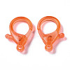 Transparent Acrylic Lobster Claw Clasps TACR-T023-01A-11-2