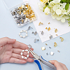 60Pcs 2 Colors 304 Stainless Steel Stud Earring Findings STAS-UN0063-50-4
