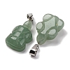 Natural Green Aventurine Pendants G-B127-06P-05-3
