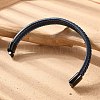 Braided Leather Cord Bracelets BJEW-H561-10-6