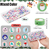 Christmas Theme 300Pcs Handmade Polymer Clay Beads CLAY-SP0001-01B-2