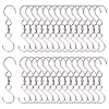 30Pcs Stainless Steel Spinning S Shaped Hooks AJEW-SP0001-43-1