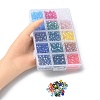 1200Pcs 15 Colors Electroplate Glass Beads Strands EGLA-YW0001-53-4