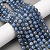 Natural Kyanite/Cyanite/Disthene Round Beads Strands G-O017-6mm-04D-2