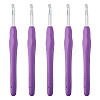 TPR Handle Aluminum Crochet Hook Needles TOOL-TA0001-13A-1