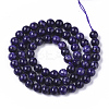 Natural Quartzite Jade Beads Strands G-S150-57-6mm-1-2