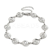 304 Stainless Steel Vortex Link Bracelets for Men & Women BJEW-D042-27P-4