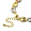 Rack Plating Brass Coffee Bean Chain Bracelet for Women RJEW-D078-08-4