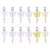 Butterfly Acrylic Pendant Decoration HJEW-TAC0056-2